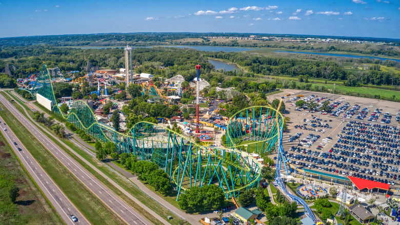 Valleyfair Amusement Park in Shakopee, Minnesota.
